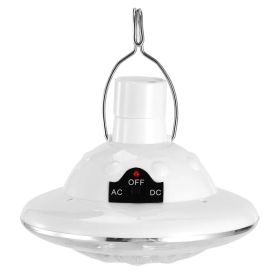 Solar Camping Light Portable Outdoor Hanging LED Bulb Lamp Lantern Emergency Light For Camping Hiking (Option: White)